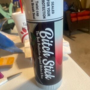 B**ch Stick Lip Balm 20oz tumbler